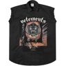 Vetements Men's Motorhead Sleeveless Jersey Shirt in Black, Size Small