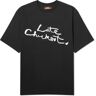 Late Checkout Men's Logo T-Shirt in Black, Size Large