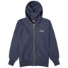 Late Checkout Men's Key Zip Hoodie in Blue, Size Large