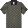 Polar Skate Co. Men's Jacques Polo Shirt in Black/Green, Size Small