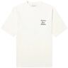 Drole de Monsieur Men's Drôle de Monsieur Script Logo T-Shirt in Cream, Size X-Small