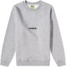 POSTAL Men's Mini Logo Crew Sweat in Ash Marl, Size X-Large