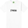 POSTAL Men's Records T-Shirt in White, Size Small