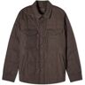 Filson Men's Cover Cloth Quilted Shirt Jacket in Cinder, Size X-Large