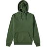 Foret Men's Dent Logo Hoodie in Dark Green, Size Small