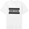 Sacai Men's Know Future T-Shirt in White, Size Small