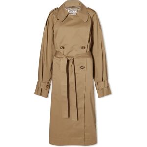 Acne Studios Women's Odande Trench Coat in Cold Beige, Size UK 12