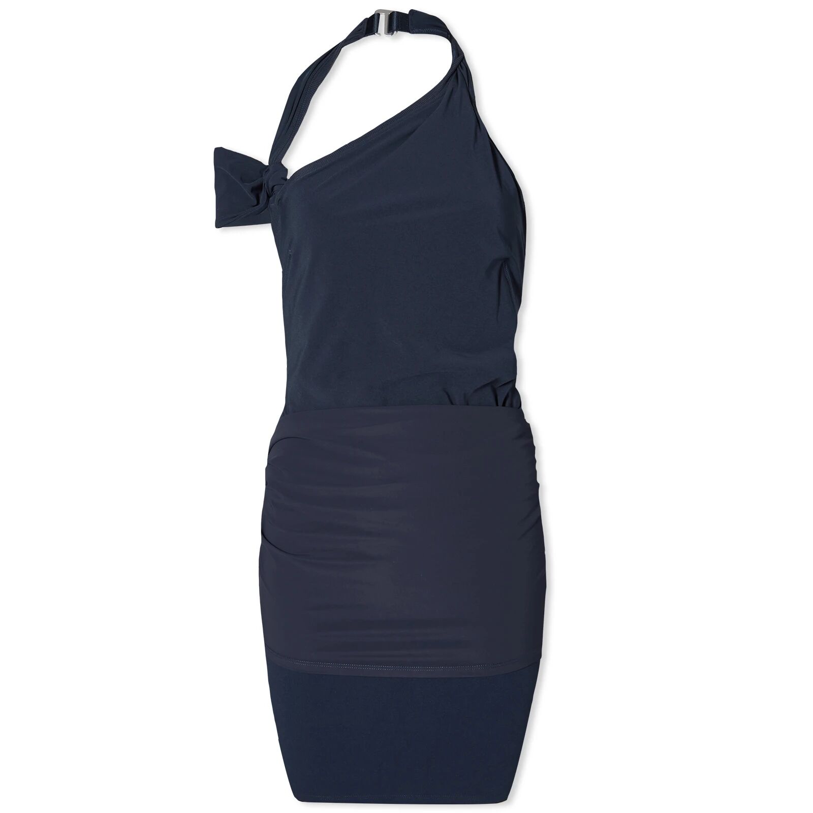 Nike Women's x Jacquemus Layered Dress in Dark Obsidian, Size X-Small