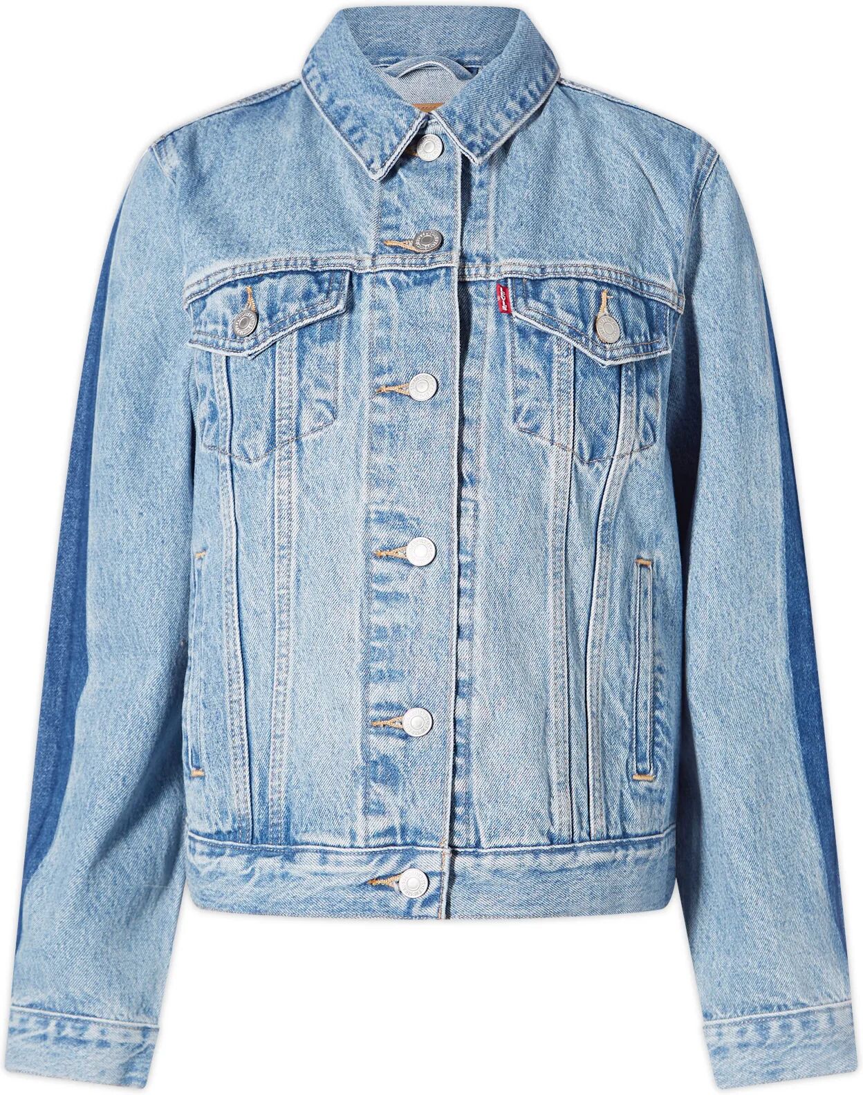 Levi’s Collections Women's Levis Vintage Clothing Original Trucker Jacket in Never Fade Trucker, Size Small