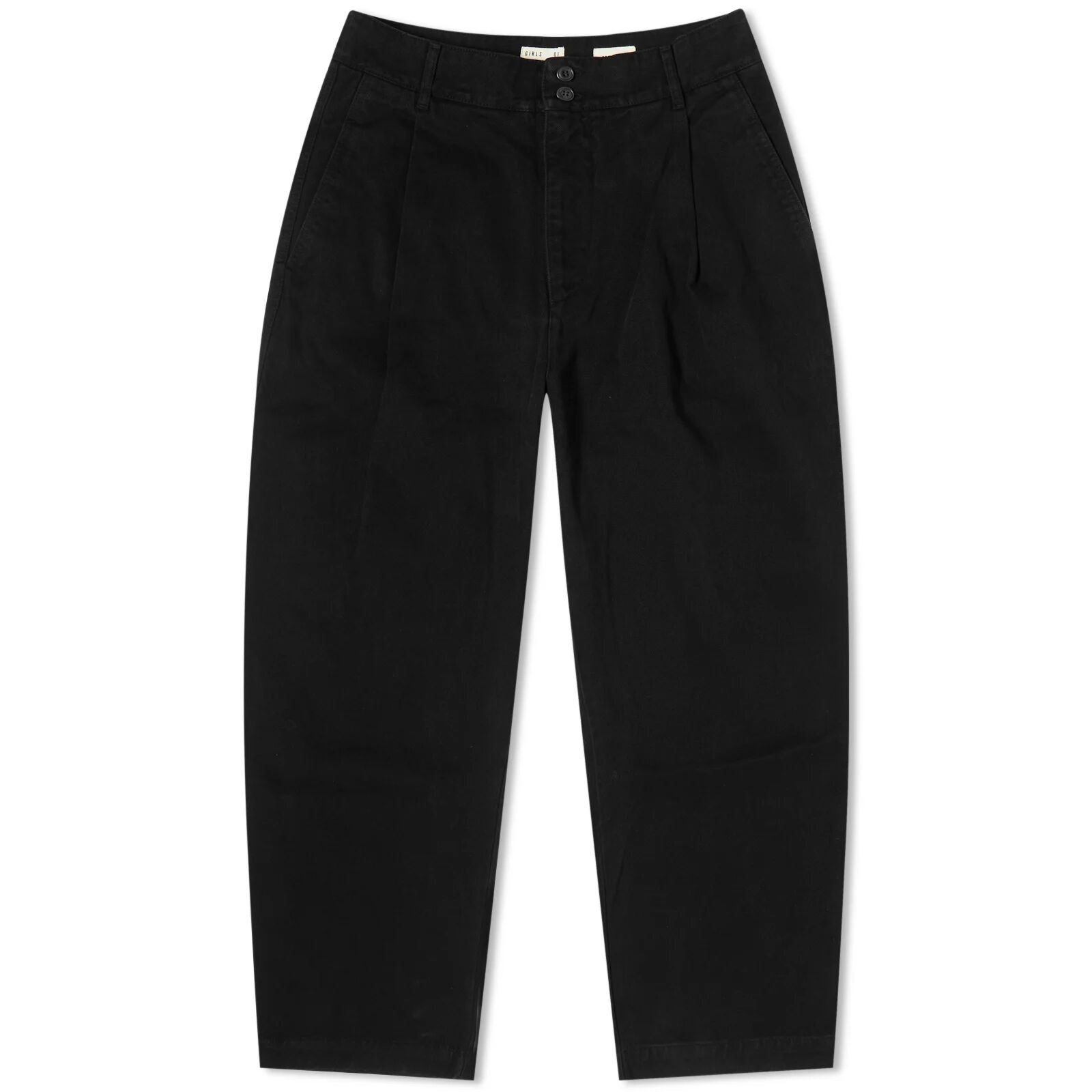 Girls of Dust Women's Workwear Pants in Black, Size Small