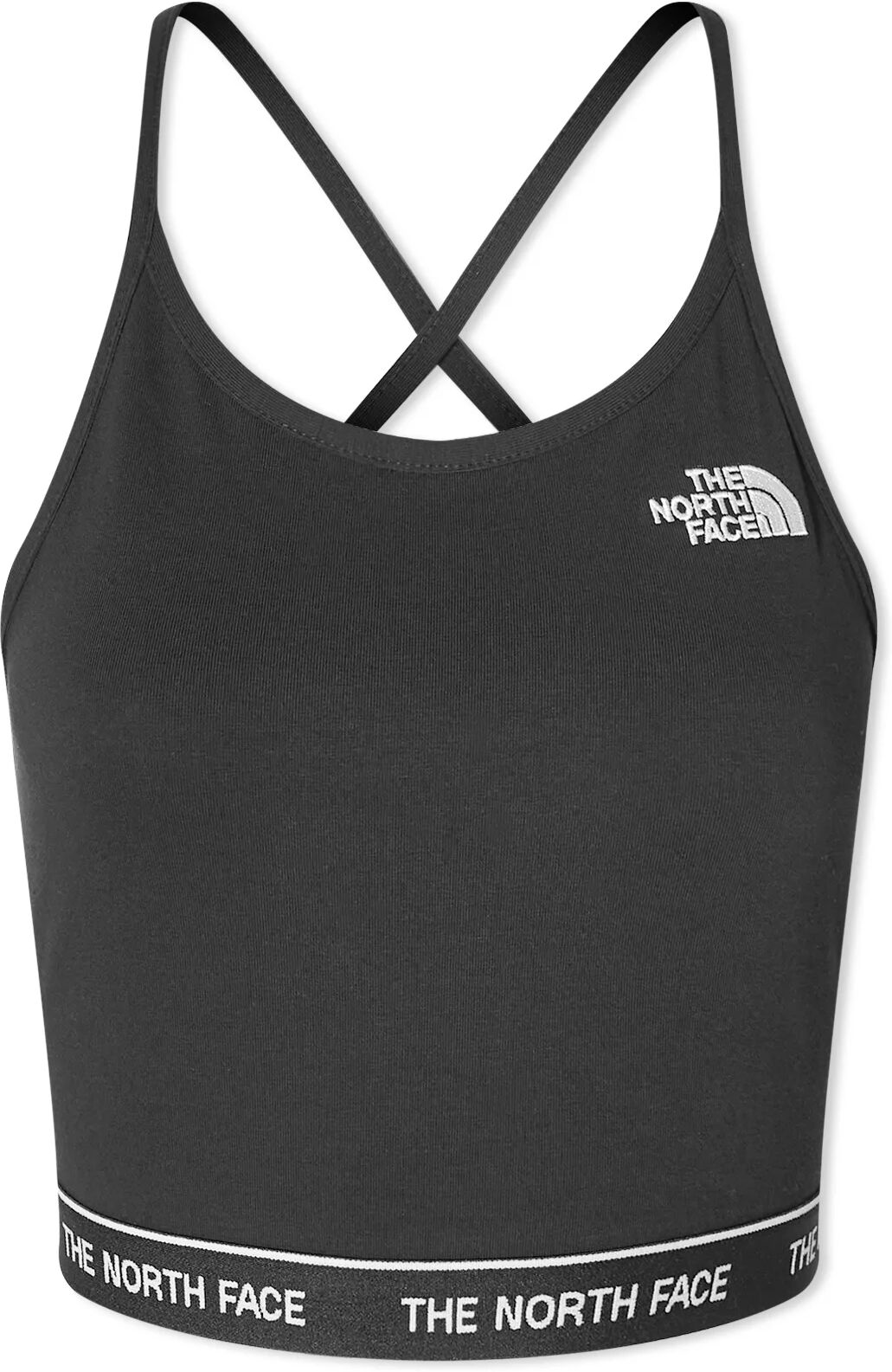 The North Face Women's Logo Tank Top in Black, Size Large