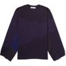 TOGA Women's Long Sleeve Garment Dye T-Shirt in Navy, Size X-Large