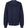 A.P.C. Women's Mick Bomber Jacket in Dark Navy/Ecru, Size Large