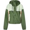 Columbia Women's Flash Challenger Cropped Windbreaker in Canteen/Sage L, Size X-Large