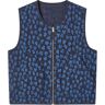 YMC Women's Jackie Floral Gilet in Blue Multi, Size Small