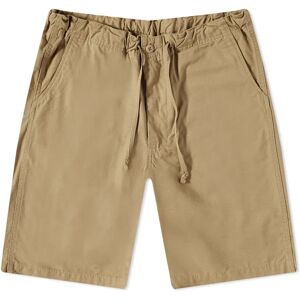 orSlow Men's New Yorker Cotton Short in Beige, Size Large