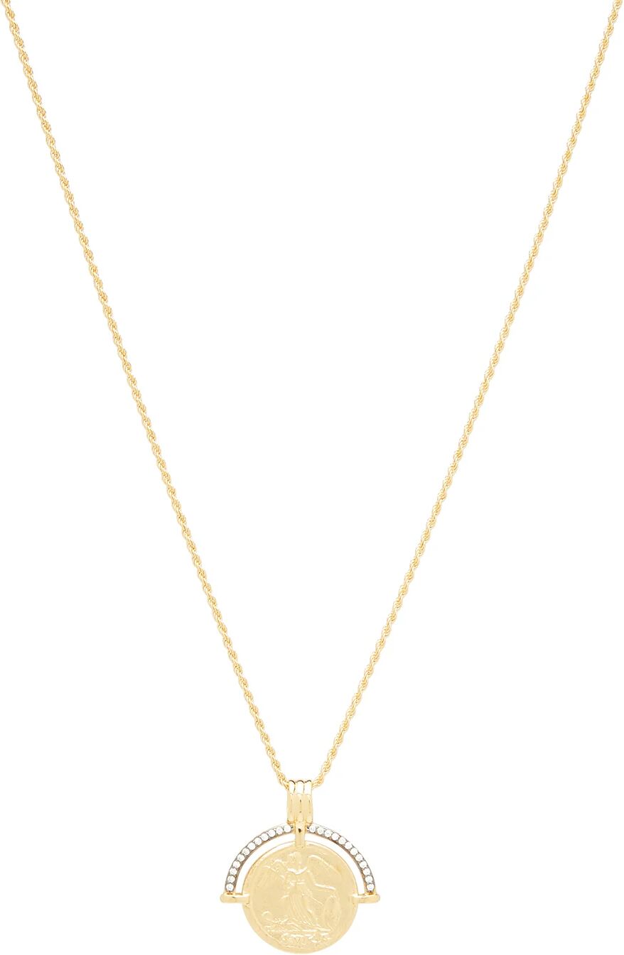 Missoma Women's x Lucy Williams Roman Coin Necklace in Gold