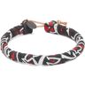 Mikia Men's Bandana Bracelet in Black/Red