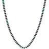 Mikia Men's Heishi Beaded Necklace in Azurite