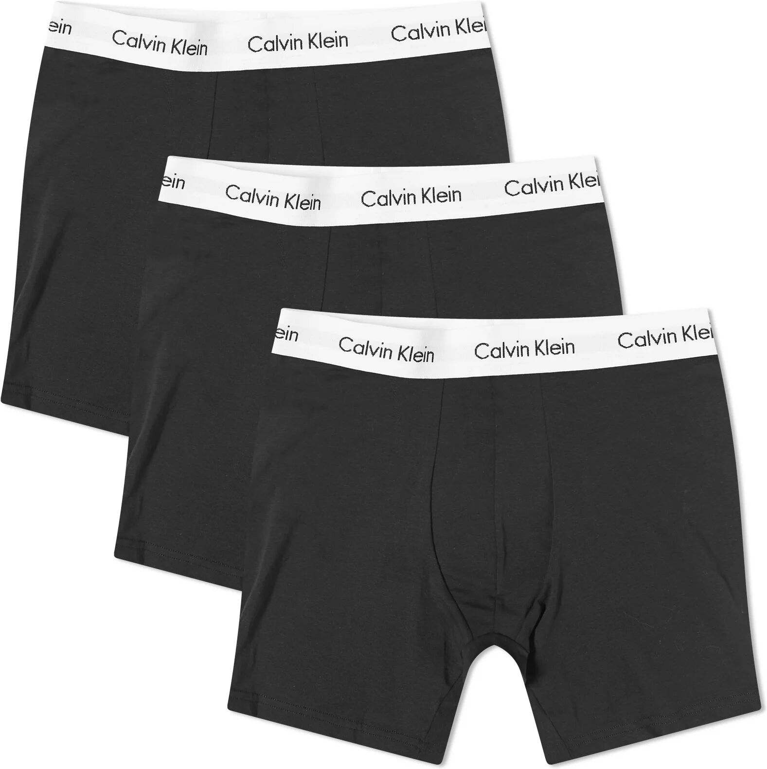 Calvin Klein Men's CK Underwear Boxer Brief - 3 Pack in Black, Size Small