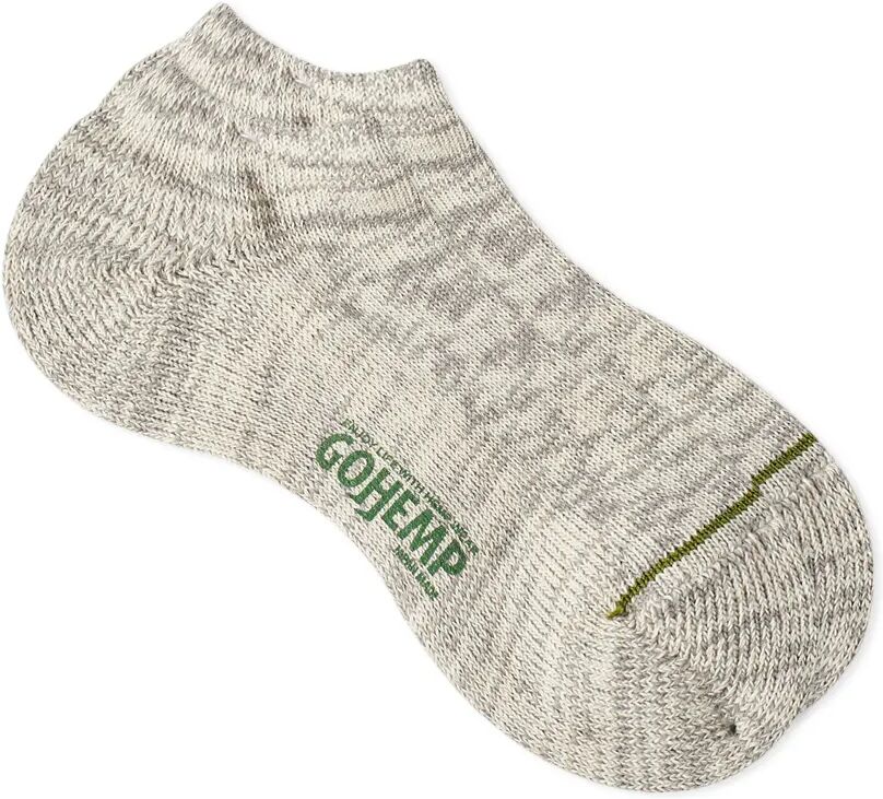 Anonymous Ism Go Hemp OC Pile Ankle Sock in Grey, Size Large