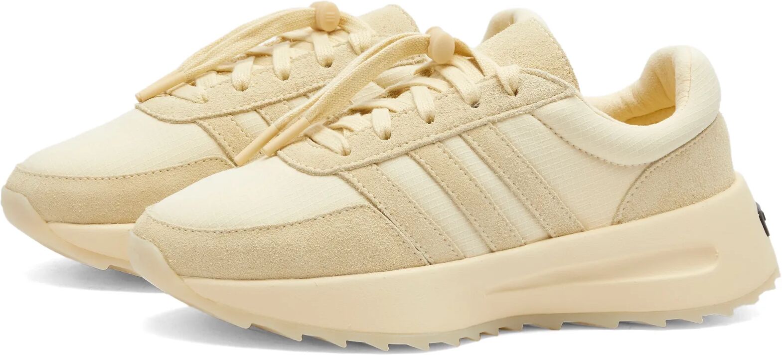 Adidas x FOG Adidas x Fear of God Los Angeles Sneakers in Pale Yellow, Size UK 9.5