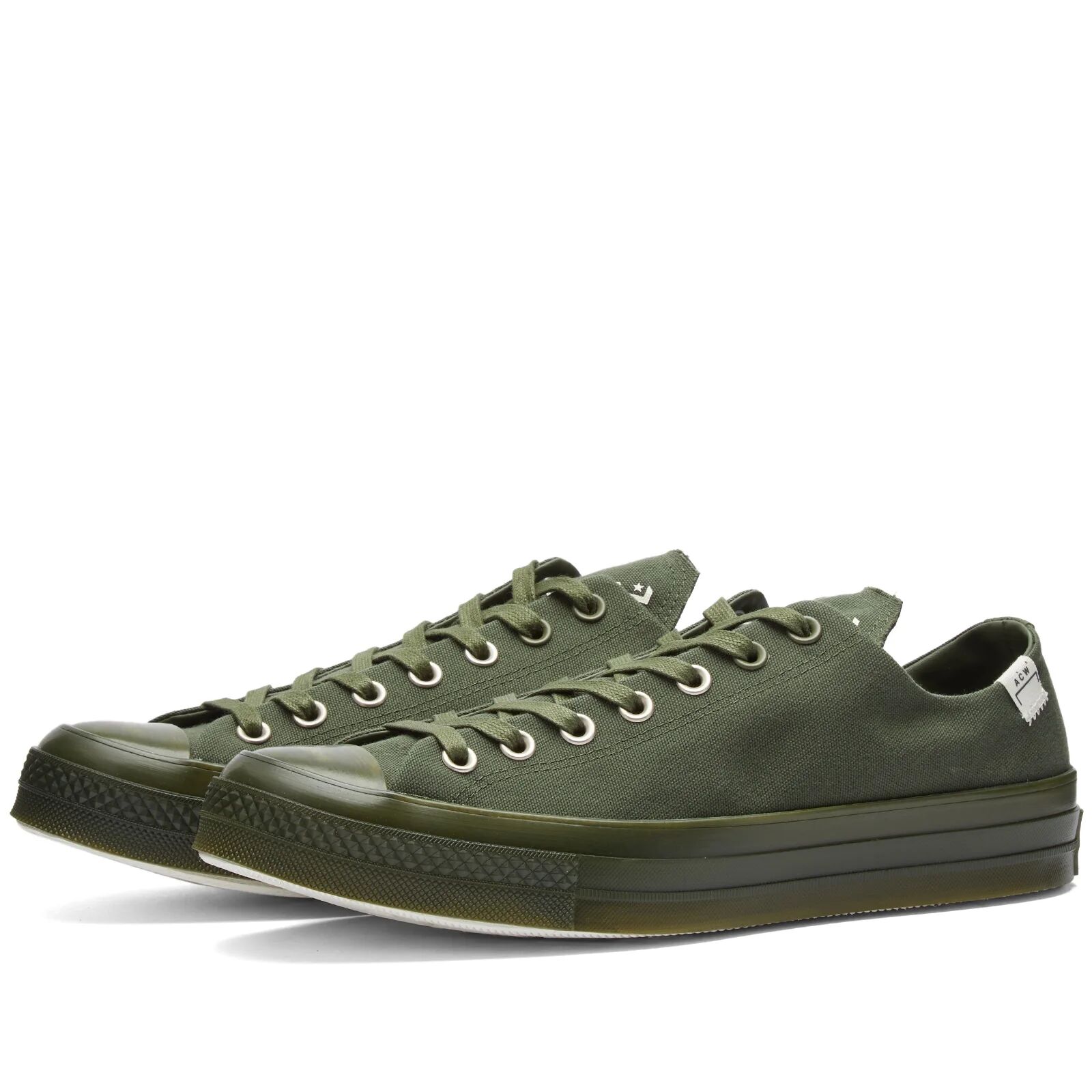 Converse Men's x A-Cold-Wall Chuck Taylor 1970s Ox Sneakers in Rifle Green/Silver Birch, Size UK 7