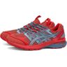 Asics Men's US4-S GEL-TERRAIN Sneakers in Classic Red/Wood Crepe, Size UK 10