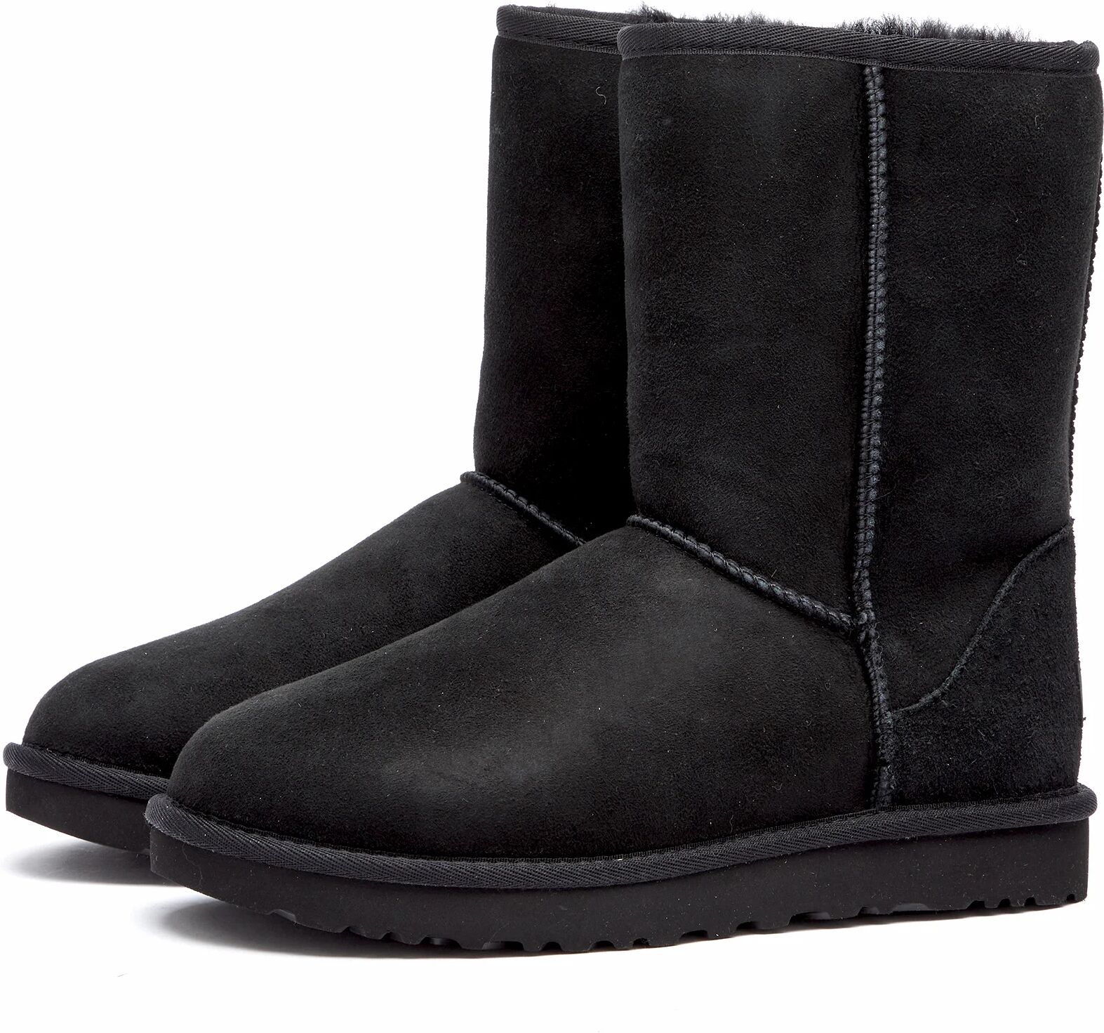 UGG Women's Classic Short Boot in Black, Size UK 3