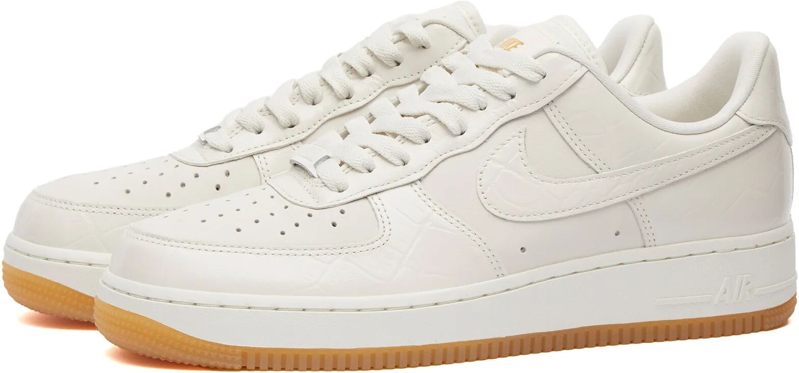 Nike Women's W AIR FORCE 1 '07 LX Sneakers in Phantom/Sail/Gum Brown/Metallic Gold, Size UK 9.5