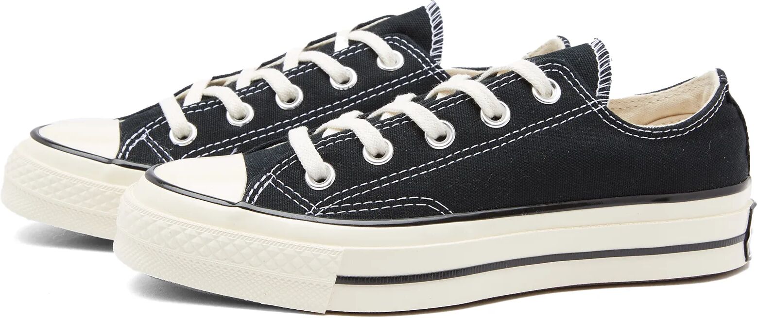 Converse Chuck Taylor 1970s Ox Sneakers in Black/Egret, Size UK 7.5