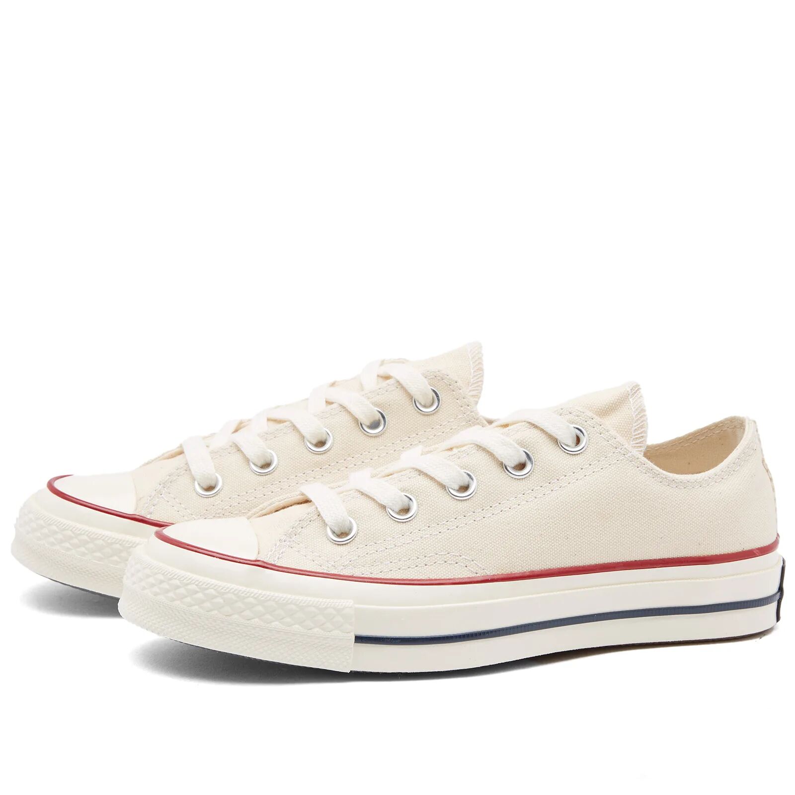 Converse Chuck Taylor 1970s Ox Sneakers in Parchment/Garnet/Egret, Size UK 9.5