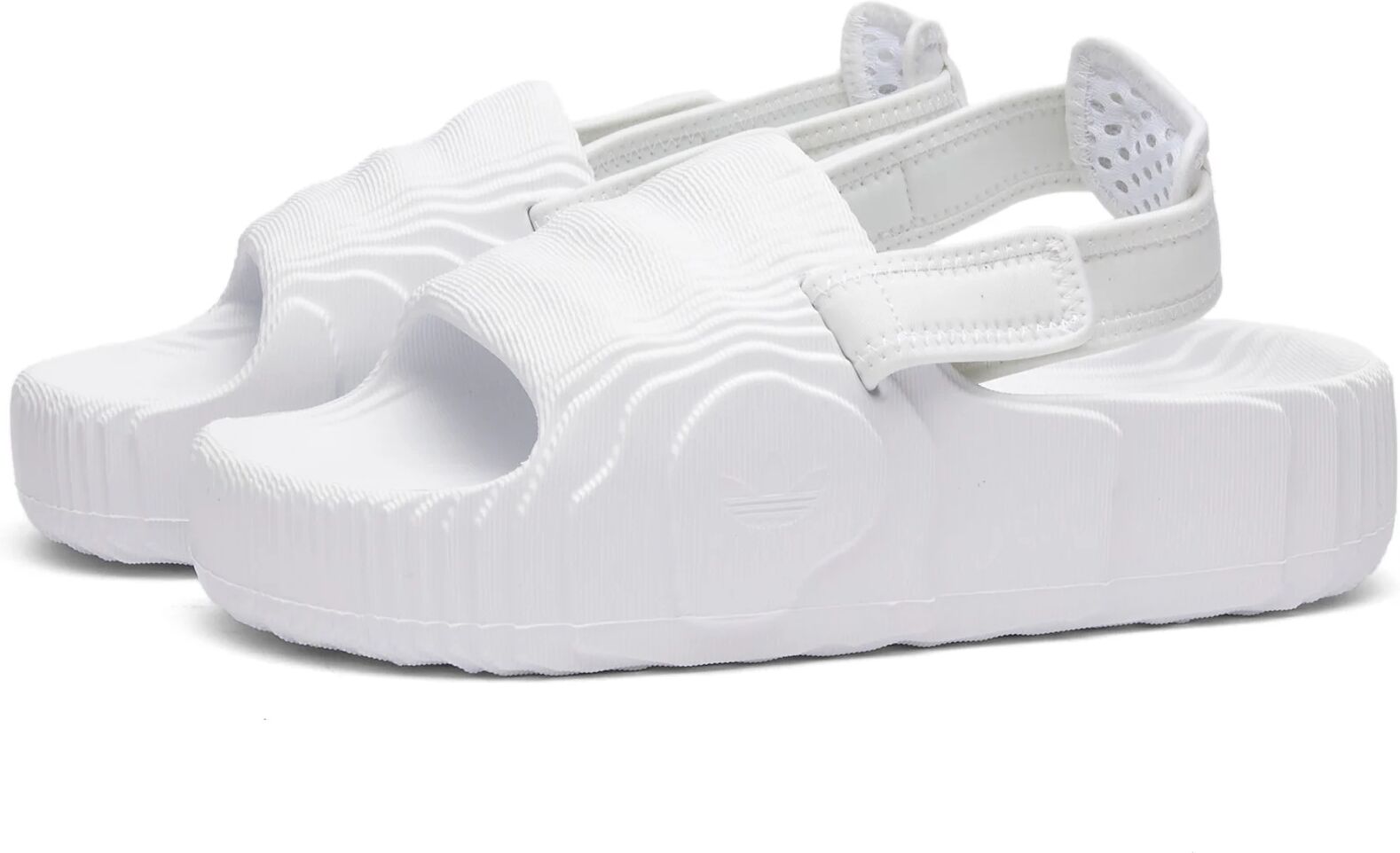 Adidas Women's Adilette 22 XLG W in Ftwr White, Size UK 6