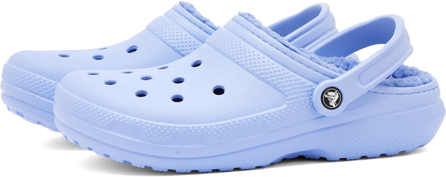 Crocs Women's Classic Lined Clog in Moon Jelly, Size UK 11