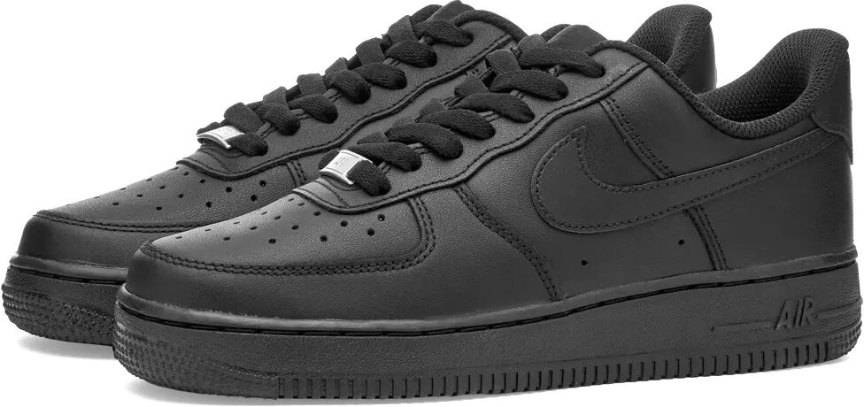 Nike Women's AIR FORCE 1 '07 W Sneakers in Black, Size UK 2.5