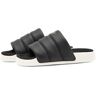 Adidas Women's Adilette Essential W in Core Black/Off White, Size UK 3