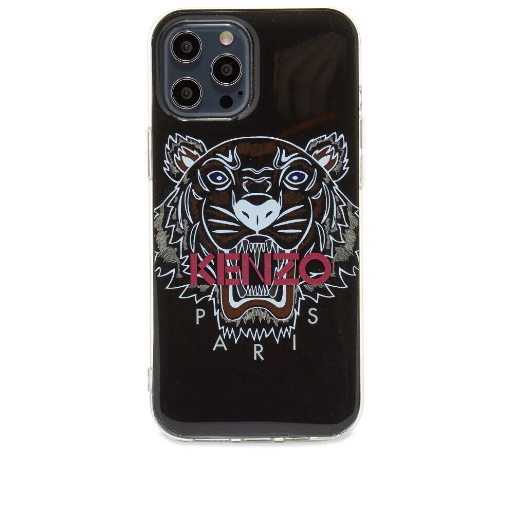 Kenzo Tiger Logo iPhone 12 Pro Max Case in Black