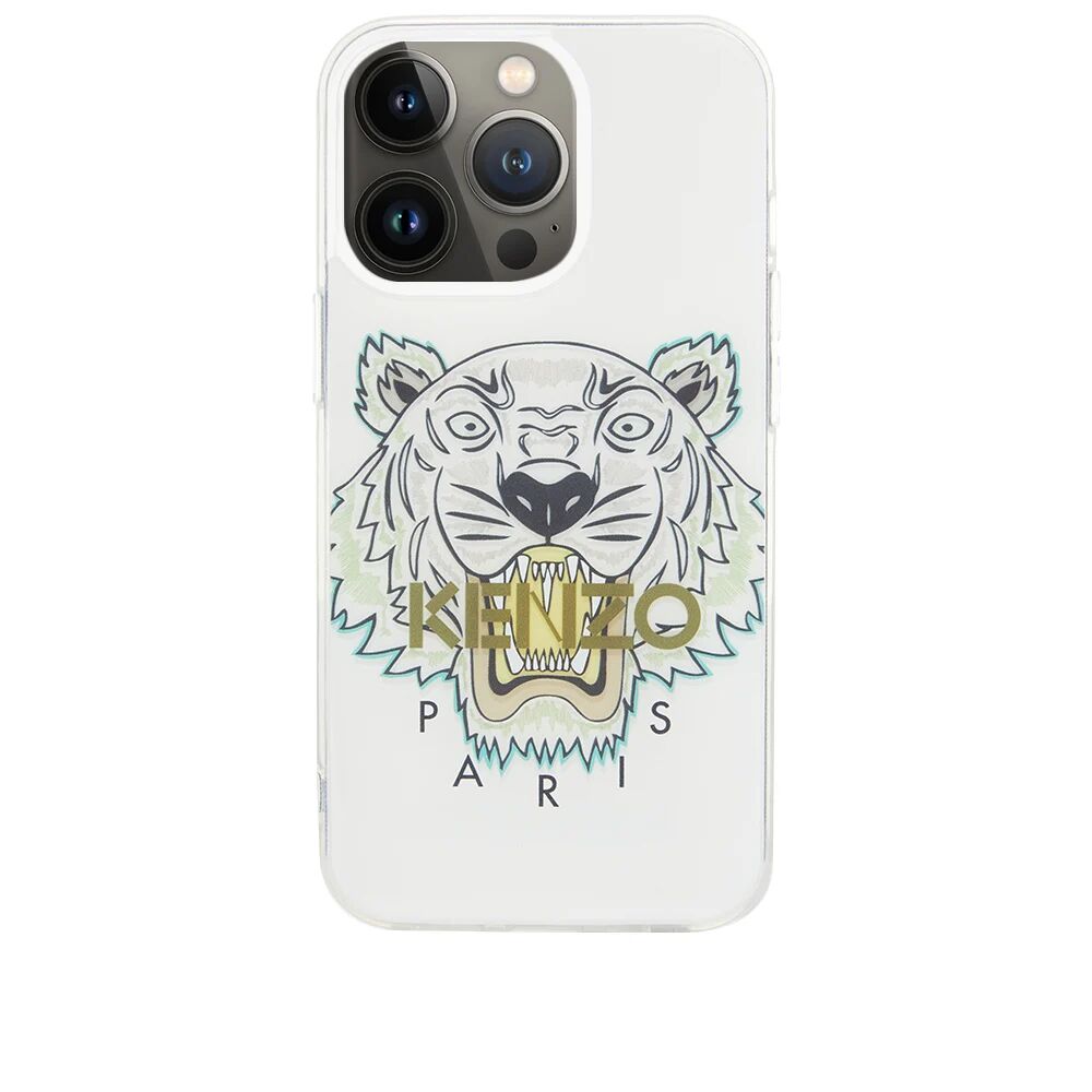 Kenzo iPhone 13 Pro Tiger Resin Case in White