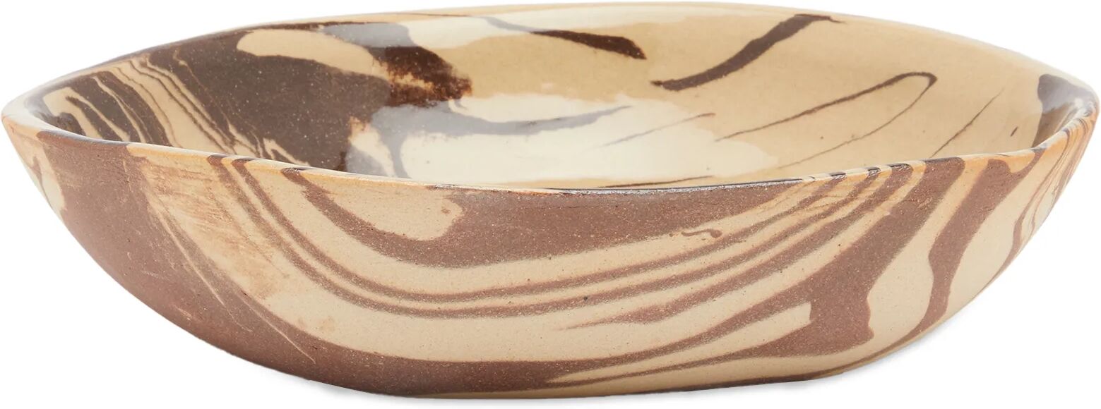 Ferm Living Ryu Bowl - 20 in Sand/Brown