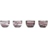 ferm LIVING Tinta Egg Cups - Set of 4 in Deep Brown