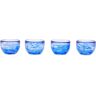 ferm LIVING Tinta Egg Cups - Set of 4 in Blue