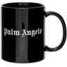 Palm Angels Men's Logo Mug in Black/White