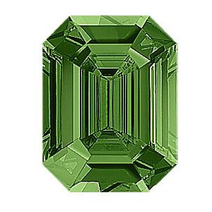 Shane Co. Emerald Cut Green Natural Sapphire, Green Sapphire Multicolor