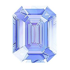 Shane Co. Emerald Cut Natural Sapphire, Ice Blue Sapphire Ice Blue