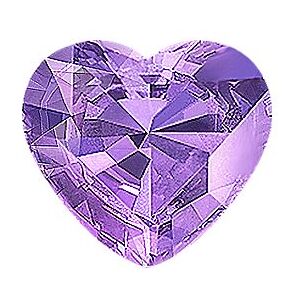Shane Co. Heart Natural Sapphire, Lavender Sapphire Lavender