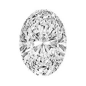 Shane Co. Stargazer Oval Lab-Grown, Diamond ct Multicolor