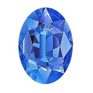 Shane Co. Oval Kentucky Natural Sapphire, Kentucky Blue Sapphire Blue