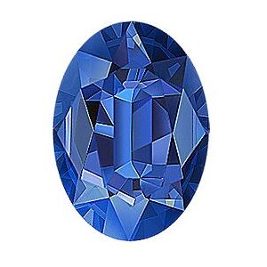 Shane Co. Oval Traditional Natural Sapphire, Blue, Traditional Sapphire Blue