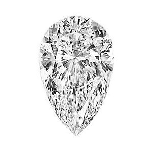 Shane Co. Stargazer Pear Lab-Grown, Diamond ct Multicolor