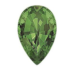 Shane Co. Pear Green Natural Sapphire, Green Sapphire Multicolor